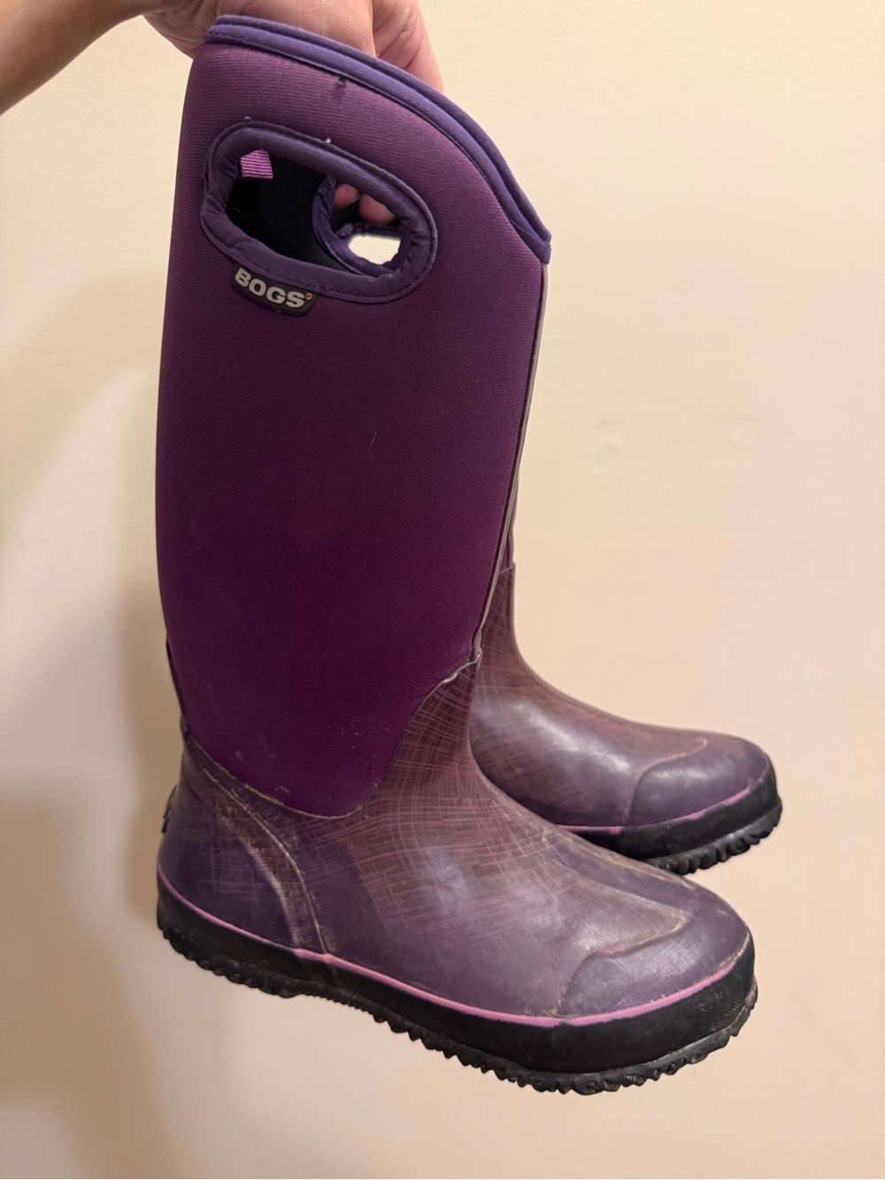 BOGS Women's Purple Tall Waterproof size 7